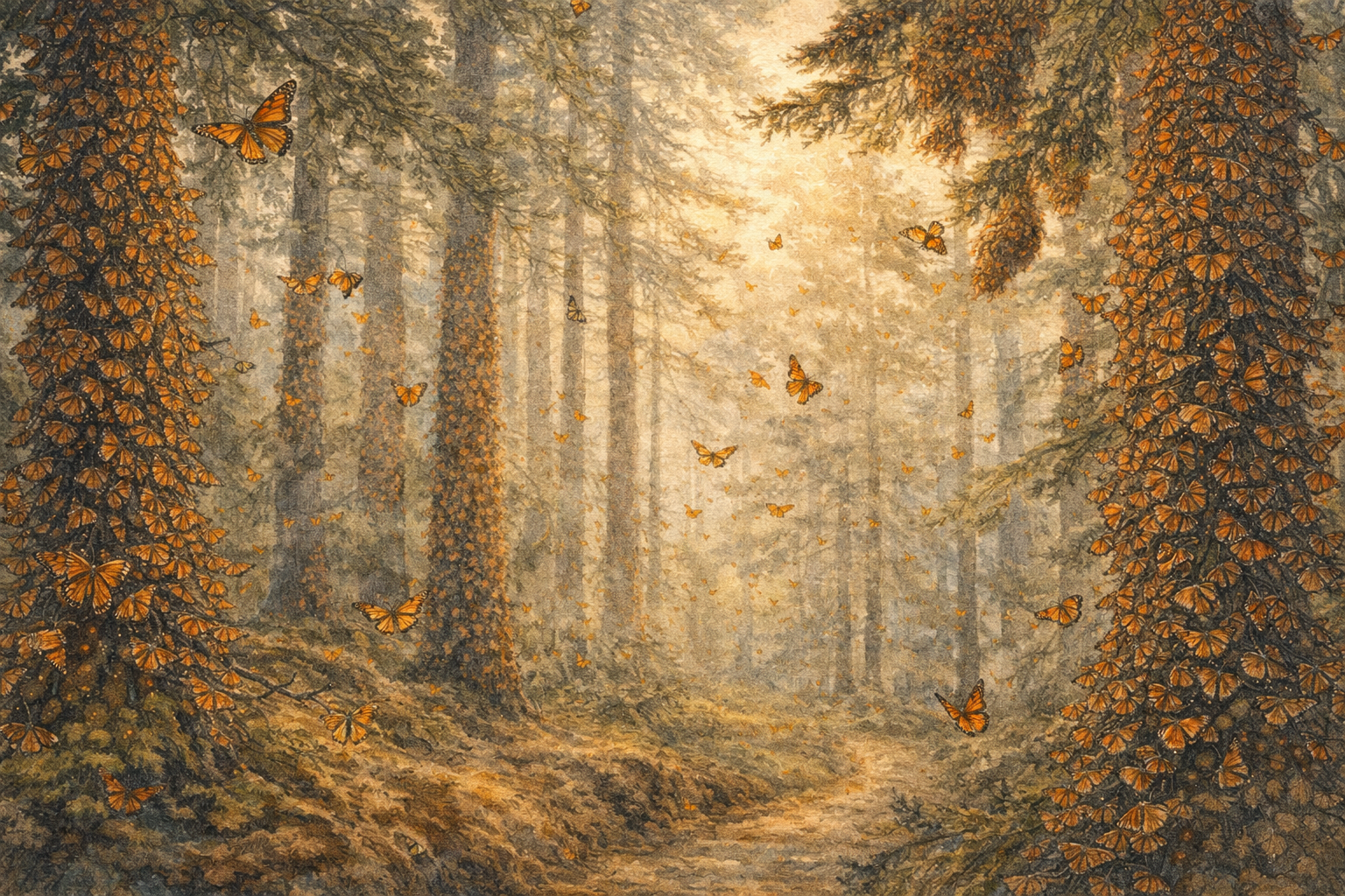 Mexico, Die Monarchfalter kommen zurück