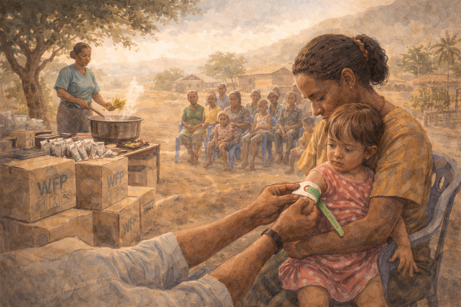 Timor Leste, Timor Leste Adriana wird gemessen, gewogen, gehalten, und nicht übersehen