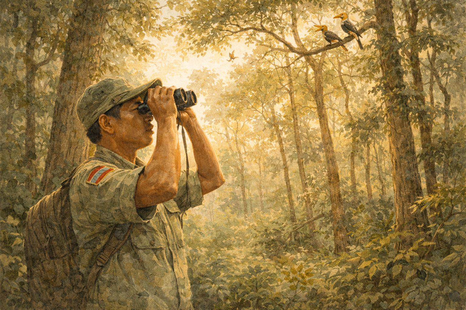 Cambodia, Kambodscha In Siem Pang lernen Naturschutz und lokaler Tourismus nebeneinander zu wachsen, ohne das Schutzgebiet zu beschädigen